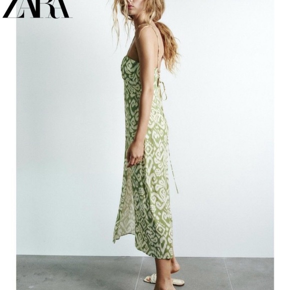 Zara printed corsetry inspired dress - Picture 3 of 3